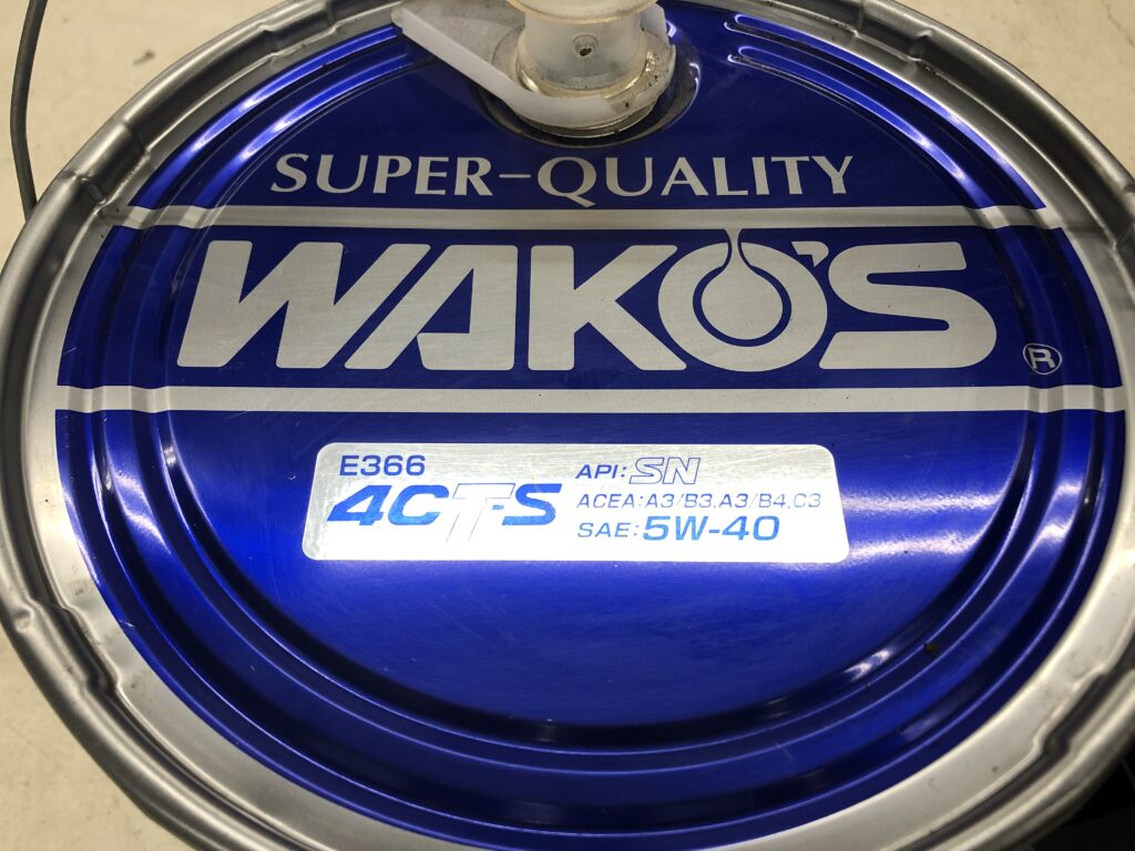 WAKO'Sのエンジン オイル（4CT-S）5W-40