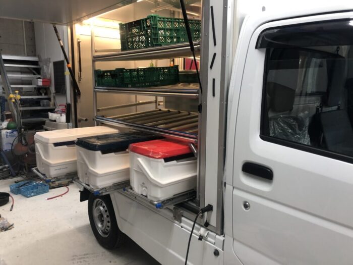 当店で製作した移動販売車